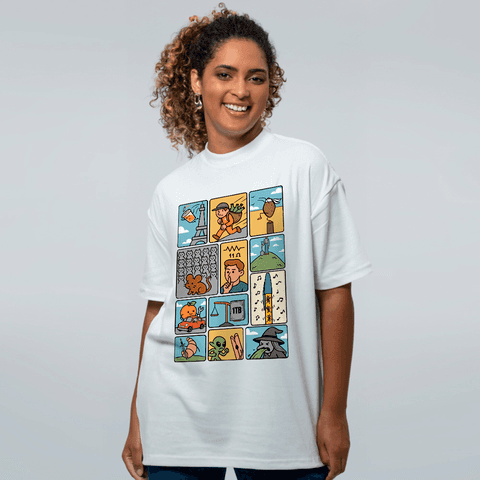 CAMISETA OVERSIZED OFF WHITE - FILMES