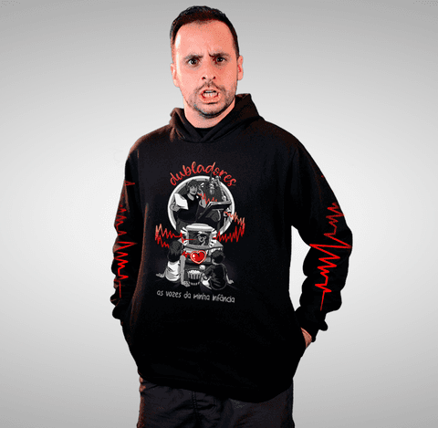 MOLETOM PRETO - DUBLADORES