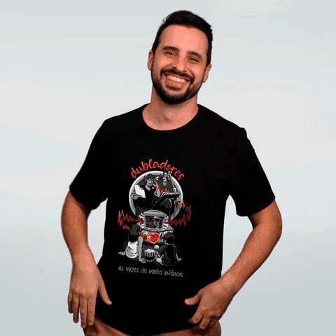 CAMISETA PRETA - DUBLADORES