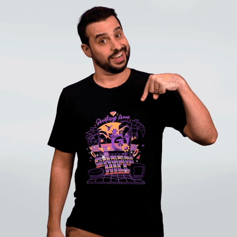 CAMISETA PRETA - GREEN HILL