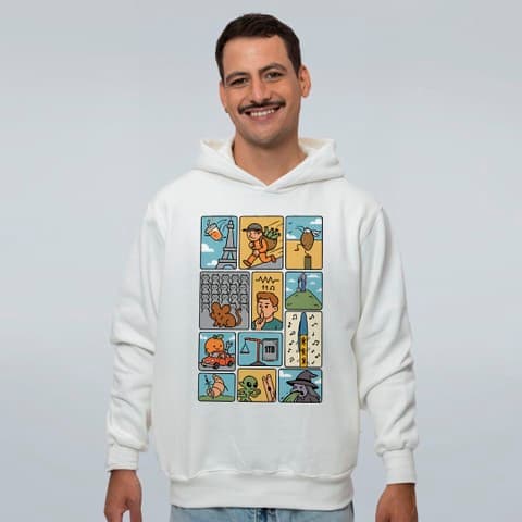 MOLETOM OFF WHITE - FILMES